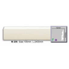 Гибкий молдинг из полиуретана M 206 (2.44м) Flexi*